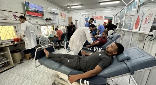 تحديات بنوك الدم في قطاع غزة خلال الحرب الحالية